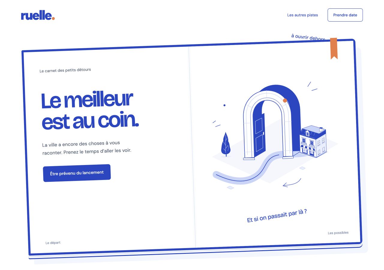 Aperçu de la direction Le carnet